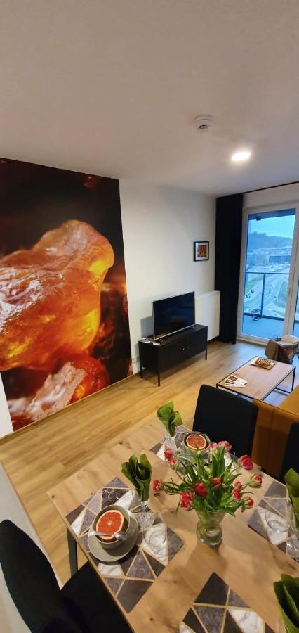 Apartament Bursztynowy Modern Tower Γκντίνια Εξωτερικό φωτογραφία